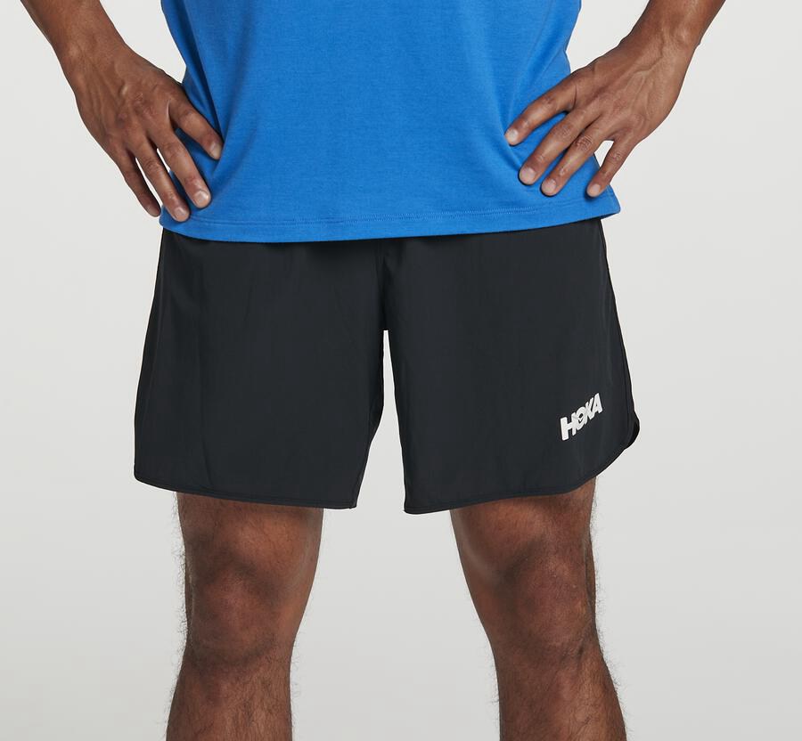 Bermudas Hoka One One Masculino Pretas - Performance - 123-LBDHQR